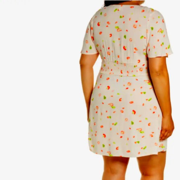 Pretty bp Floral Print Mini dress. NWOT 3X - Picture 2 of 11